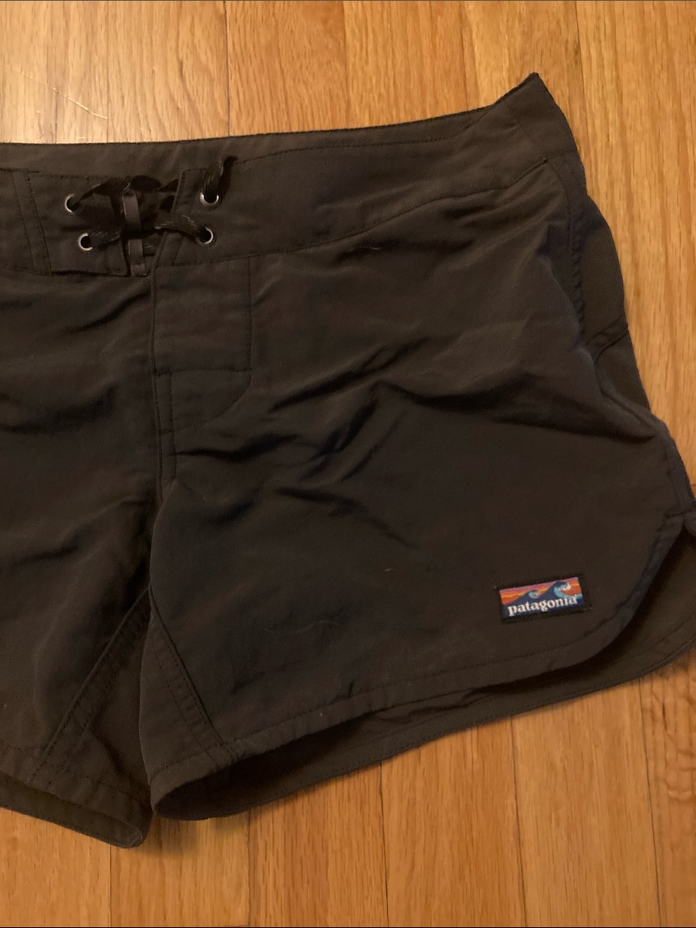 Patagonia Black Lace-Up Shorts